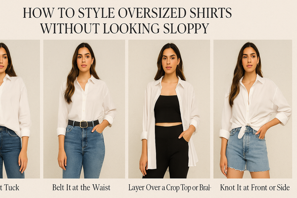 How to Style Oversized Shirts Without Looking Sloppy