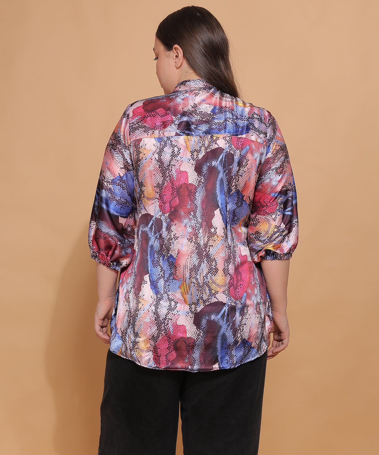 Mystic Garden Satin Top