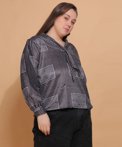 Graphica Monochrome Bow Top