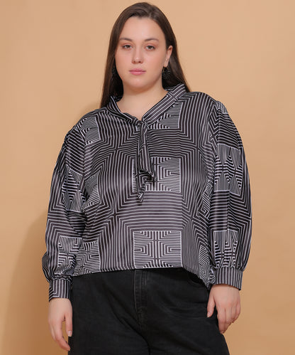 Graphica Monochrome Bow Top