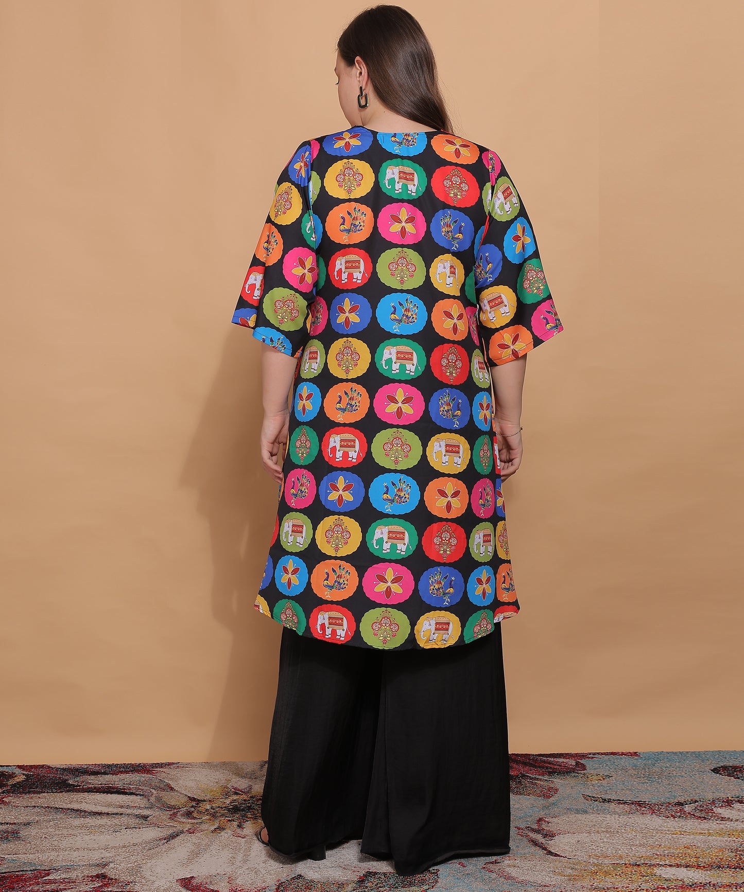 Jaipur Joy Elephant Long Top