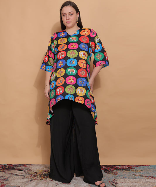 Jaipur Joy Elephant Long Top
