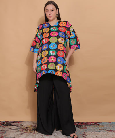 Jaipur Joy Elephant Long Top