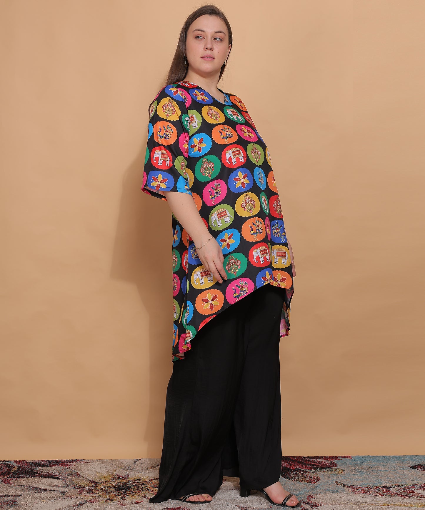 Jaipur Joy Elephant Long Top